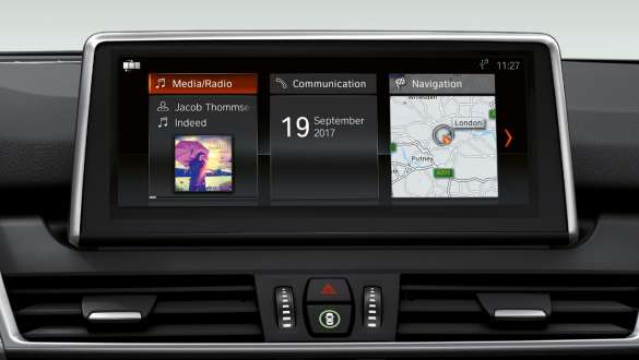 Operating concept BMW 2 Series Gran Tourer Operating concept Control Display BMW 2 Series Gran Tourer F46 2018 interior