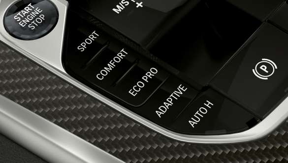 BMW X6 interior, Driving Experience Control. BMW X6 interior with focus on Driving Experience Control.