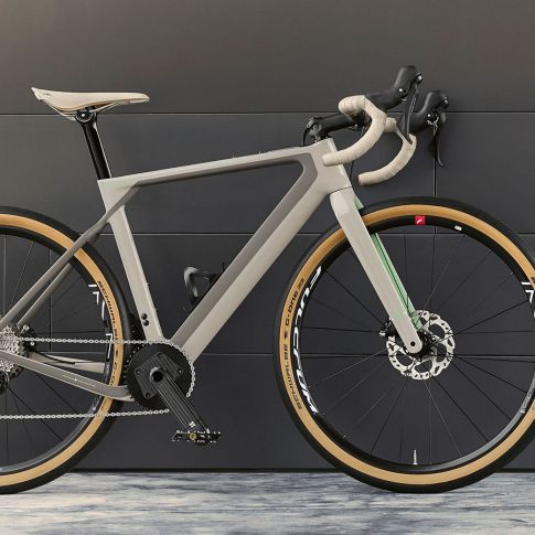 3T for BMW Gravelbike. The picture shows the front part of the 3T for BMW Gravelbike.