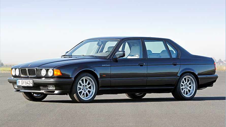 BMW 7er Sedan (E23) 7/8 side view standing BMW 7er Sedan (E23) 7/8 side view standing