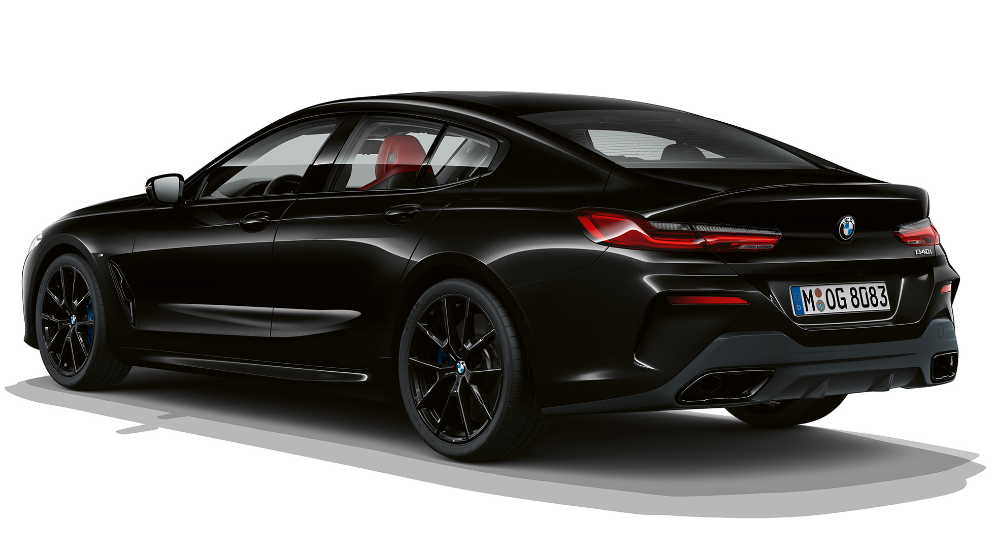 M Sport package three-quarter rear shot BMW 8 Series Gran Coupé, M Sport package three-quarter rear shot