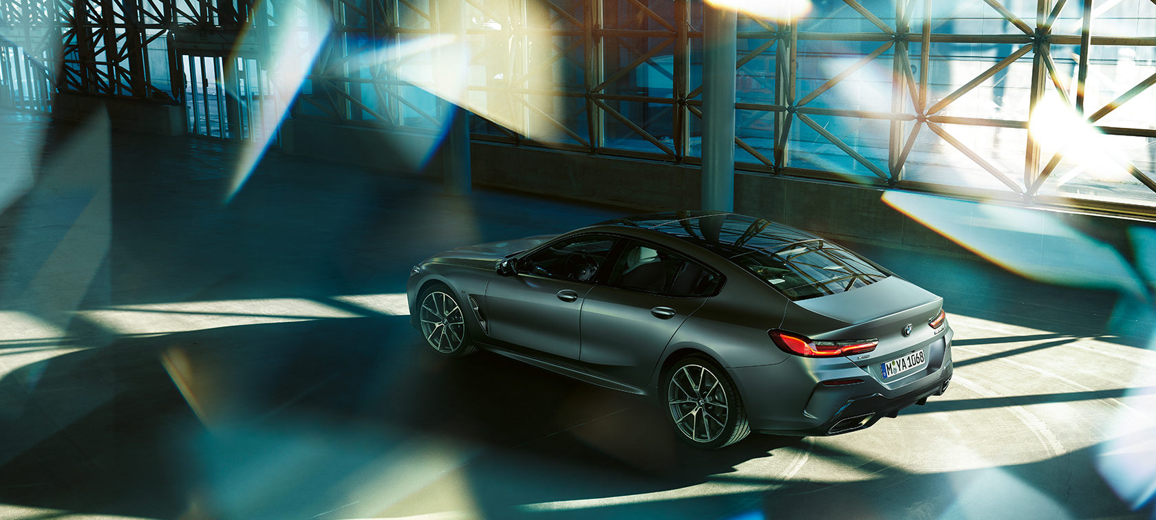 BMW 8 Series Gran Coupé, design, top view BMW 8 Series Gran Coupé, design, inform, data, equipment