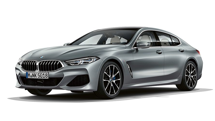 BMW 8 Series Gran Coupé, Frozen Temptation three quarter front shot
