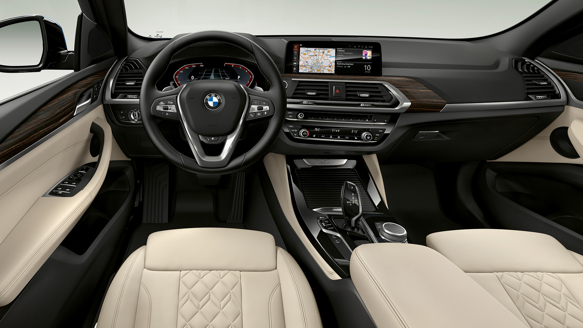 Cockpit BMW X4 Model xLine Cockpit BMW X4 xDrive20d Model xLine G02 2018 interior
