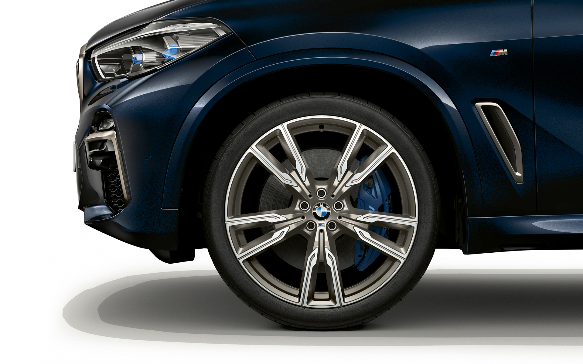 BMW X5 M50d wheels Light alloy wheels of the BMW X5 M50d