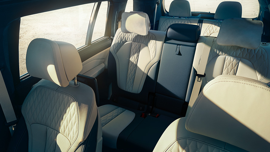 Seating comfort BMW X7 G07 2019