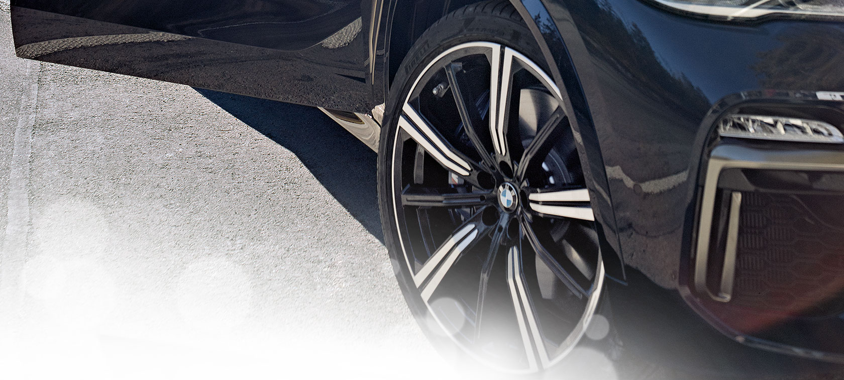 BMW rim, close-up view BMW rim, close-up view